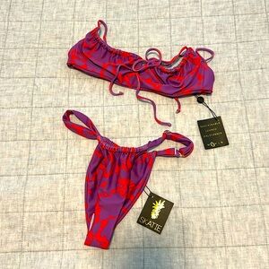 Skatie Purple and Red Top only